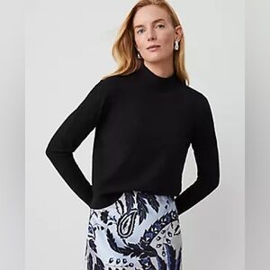 Ann Taylor Essential Mock Neck Sweater